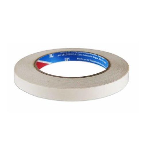 [CIN-CEL-12050DC] CINTA DOBLE FAZ /LAMI AUTOADH DOBLECEL REF.1250-DC (12 MMX45 MT) (CAJA 72UND) P/BOLSAS Y SOB CELOVEN