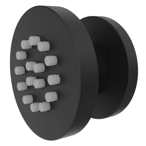[DUC-NOV-NVGRI3714] DUCHA DIRECCIONAL PARA PISCINA REDONDA 1/2" SERIE ESSENTIAL NOIR / NEGRO MATE REF. NVGRI3714 NOVA