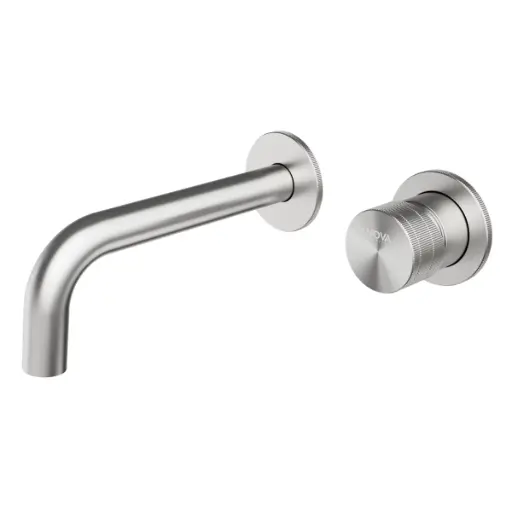 [GRI-NOV-NVGRI5626] GRIFERIA MONOMANDO EMPOTRADO DE PARED SERIE FUTURA BRUSHED RAD / CROMADO REF. NVGRI5626 MARCA NOVA