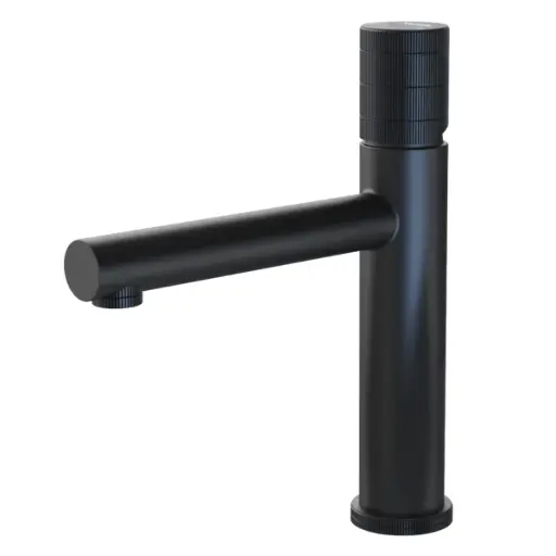 [GRI-NOV-NVGRI5662] GRIFERIA MONOMANDO BAJO P/ LAVAMANO ACERO INOX SERIE FUTURA NOIR RAD / NEGRO MATE REF NVGRI5662 NOVA