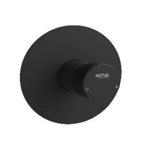 [GRI-NOV-NVGRI5664] GRIFERIA MONOMANDO EMPOTRADO DE DUCHA SERIE FUTURA NOIR RAD / NEGRO MATE REF. NVGRI5664 MARCA NOVA
