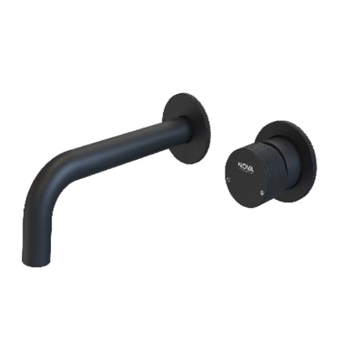 [GRI-NOV-NVGRI5666] GRIFERIA MONOMANDO EMPOTRADO DE PARED SERIE FUTURA NOIR RAD / NEGRO MATE REF. NVGRI5666 MARCA NOVA