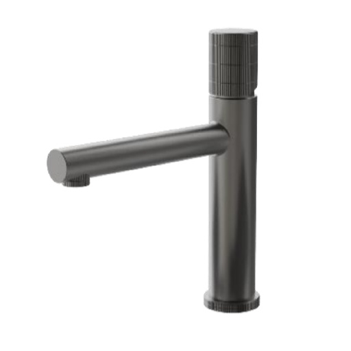 [GRI-NOV-NVGRI5672] GRIFERIA MONOMANDO BAJO P/ LAVAMANO ACERO INOX SERIE FUTURA ANTHRACIT RAD / GRIS REF NVGRI5672 NOVA