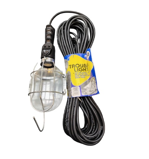 [LAM-ARR-010509] LAMPARA AUXILIAR PARA MECANICO PANTALLA METALICO 50´ / 15.24 MT 110 V NEGRO REF. 010509 MARCA ARRIGO