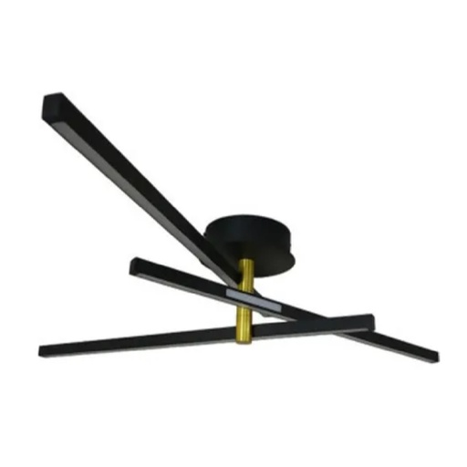[LAM-HEA-LUM09178] LAMPARA LED INTELIGENTE NOVA C/CR DIMERIZABLE 60W 2700K+6500K NEGRO/DORADO REF. 005292 HEA LIGHT