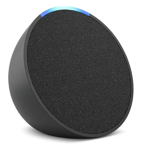 [ALT-ALEXA-C2H4R9] ALTAVOZ / CORNETA BLUETOOTH INTELIGENTE ALEXA ECHO POP ( CARBON ) COD. 907235 MARCA ALEXA