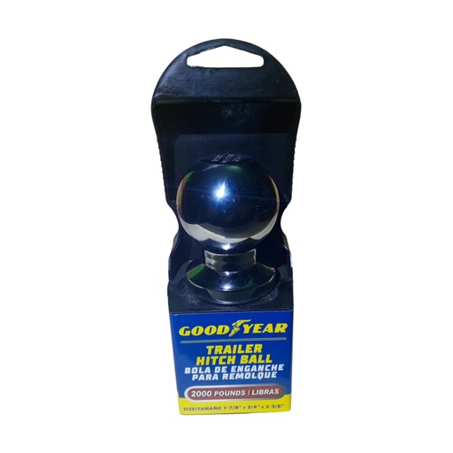 [BOL-GOO-991-2304769] BOLA DE ENGANCHE PARA REMOLQUE 907 KG. 1-7/8"  X 3/4" X 2-3/8" REF. 991-2304769 / 047699 GOOD YEAR