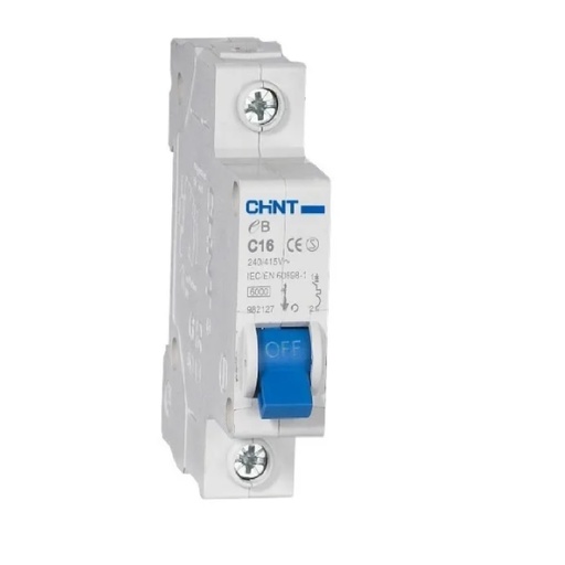 [BRE-CHI-EB-1-C50] BREAKER TERMOMAGNETICO 1 X 50 AMP C. CURVE MOD. EB-C50 230 - 400 V REF. 316105 MARCA CHINT