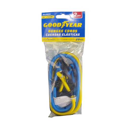 [COR-GOO-991-2305165] CORDON / TENSOR ELASTICO DE 76 CM (2 UNIDADES) REF. 991-2305165 / 051658 MARCA GOOD YEAR