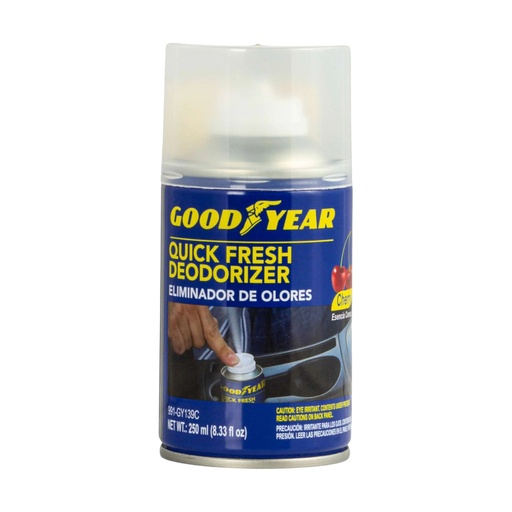 [ELE-GOO-991-GY139C] ELIMINADOR DE OLORES EN SPRAY 250 ML ( CEREZA ) REF. 991-GY139C / 065152 MARCA GOOD YEAR