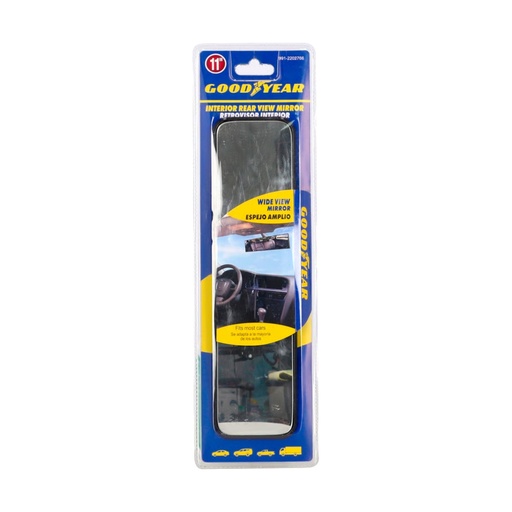 [ESP-GOO-991-2202766] ESPEJO RETROVISOR PANORAMICO P/ INTERIOR 11" REF. 991-2202766 / 027661 MARCA GOOD YEAR