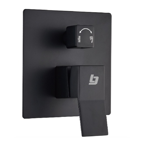 [GRI-BEL-GRI-1243] GRIFERIA DUCHA MONOMANDO CON DESVIADOR PIAZZA BLACK GRI-1243 MARCA BELT-G