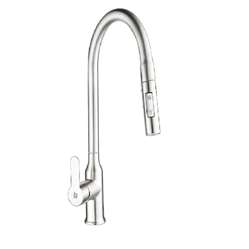 [GRI-BEL-GRI-1629] GRIFERIA FREGADERO MONOMANDO JOY EXTENSIBLE BRUSHED / CEPILLADO / SATINADO GRI-1629 MARCA BELT-G