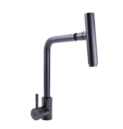 [GRI-BEL-GRI-1542] GRIFERIA FREGADERO MONOMANDO LIBERTY GIRATORIO BLACK REF. GRI-1542 MARCA BELT-G