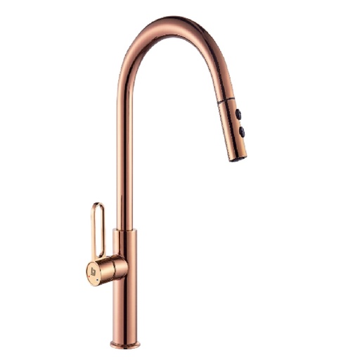 [GRI-BEL-GRI-1574] GRIFERIA FREGADERO MONOMANDO PRESTIGE EXTENSIBLE ROSE GOLD GRI-1574 MARCA BELT-G