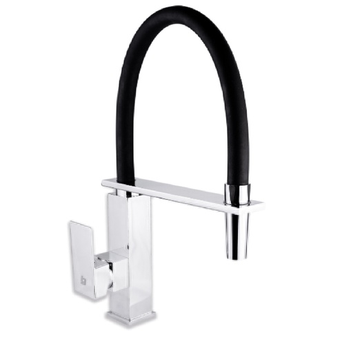 [GRI-BEL-GRI-1562] GRIFERIA FREGADERO MONOMANDO SQUARE FLEXIBLE GRI-1562 MARCA BELT-G