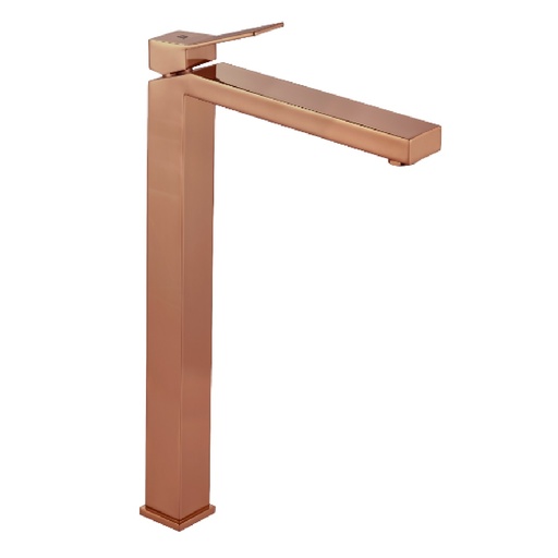 [GRI-BEL-GRI-1229] GRIFERIA LAVAMANOS MONOMANDO PIAZZA (ALTO) ROSE GOLD GRI-1229 MARCA BELT-G