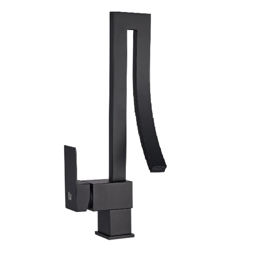 [GRI-BEL-GRI-1256] GRIFERIA LAVAMANOS MONOMANDO SQUARE NUVO BLACK REF. GRI-1256 MARCA BELT-G