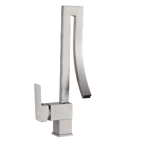 [GRI-BEL-GRI-1255] GRIFERIA LAVAMANOS MONOMANDO SQUARE NUVO BRUSHED / CEPILLADO / SATINADO REF. GRI-1255 MARCA BELT-G