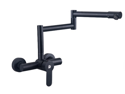[GRI-BEL-GRI-1559] GRIFERIA PARED MONOMANDO JOY PLEGABLE BLACK GRI-1559 MARCA BELT-G