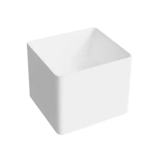 [LAV-UNI-LAV-2011] LAVAMANOS CUADRADO AEREO 40 CM X 40 CM X 38 CM COLOR BLANCO REF. LAV-2011 MARCA UNIQUE