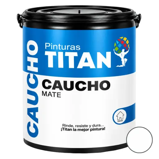 [PIN-MAN-CCT-100-10] PINTURA DE CAUCHO TITAN CLASE C 1 GL COLOR BLANCO REF. CCT-100-10 MARCA MANPICA