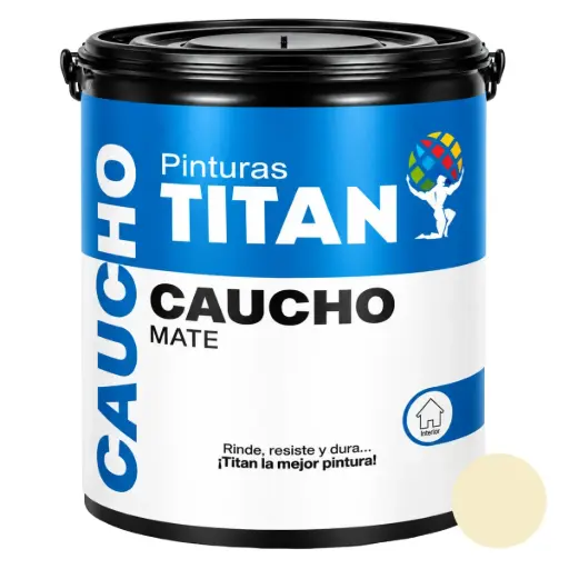 [PIN-MAN-CCT-212-10] PINTURA DE CAUCHO TITAN CLASE C 1 GL COLOR MARFIL SUAVE REF. CCT-212-100 MARCA MANPICA