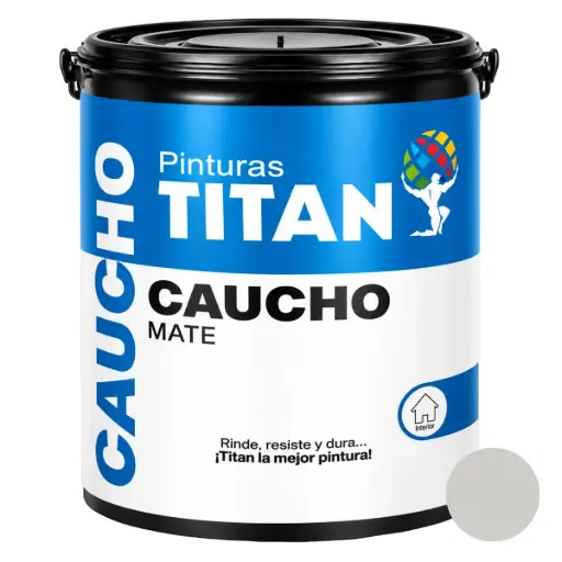 [PIN-MAN-CCT-600-10] PINTURA DE CAUCHO TITAN CLASE C 1 GL COLOR GRIS PLATA REF. CCT-600-10 MARCA MANPICA