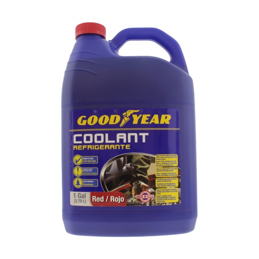 [REF-GOO-991-RARED] REFRIGERANTE ROJO 1 GL ( 3.79 LT ) PARA RADIADOR REF. 991-RARED / 288288 MARCA GOOD YEAR
