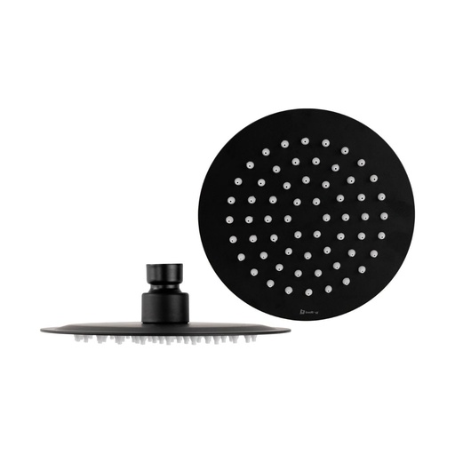 [REG-BEL-GRI-0261] REGADERA ANTICALCAREA 6" ULTRA PLANA REDONDA SIN BRAZO BLACK GRI-0261 MARCA BELT-G