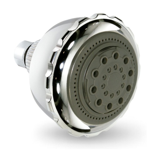 [REG-BEL-GRI-1849] REGADERA CROMADA TIPO MASAJE 5 POSICIONES MOD. ( T ) SIN BRAZO REF. GRI-1849 MARCA BELT-G