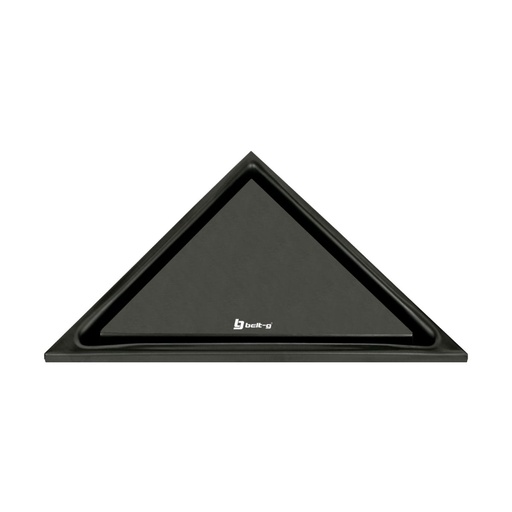 [REJ-BEL-GRI-0691] REJILLA ESQUINERA ACERO INOX. / DESAGUE DOBLE FACE BLACK GRI-0691 MARCA BELT-G