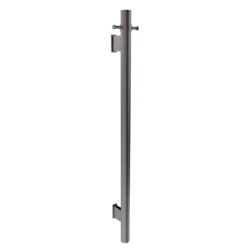 [TOA-NOV-NVACC8131] TOALLERO DE BARRA ACERO INOX 100 CM ELECTRICO SERIE ESSENT ANTRACIT / GRIS REF. NVACC8131 MARCA NOVA