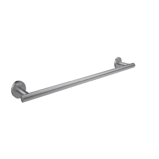 [TOA-NOV-NVACC7613] TOALLERO DE BARRA ACERO INOXIDABLE 60 CM SERIE TEMPO BRUSHED RAD / GRIS REF. NVACC7613 NOVA