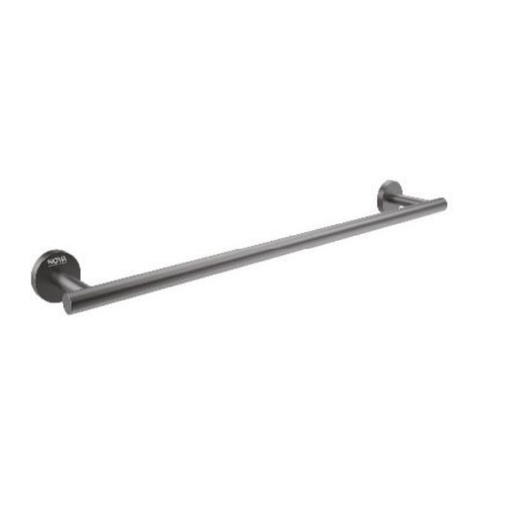 [TOA-NOV-NVACC7633] TOALLERO DE BARRA ACERO INOXIDABLE 60 CM SERIE TEMPO ANTHRACITE RAD / GRIS REF. NVACC7633 NOVA
