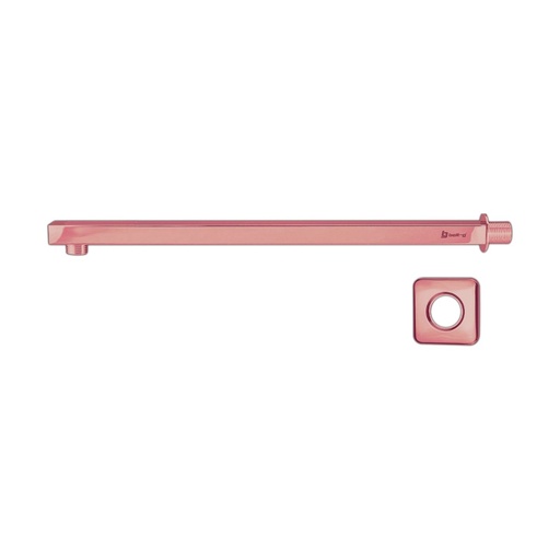 [TUB-BEL-GRI-1030] TUBO LARGO PARA REGADERA 1/2" CUADRADO ROSE GOLD GRI-1030 MARCA BELT-G