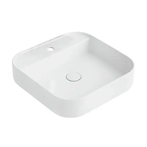 [LAV-UNI-LAV-31] LAVAMANOS CUADRADO DE SOBREPONER 45 CM X 45 CM X 11 CM COLOR BLANCO REF. LAV-31 MARCA UNIQUE 