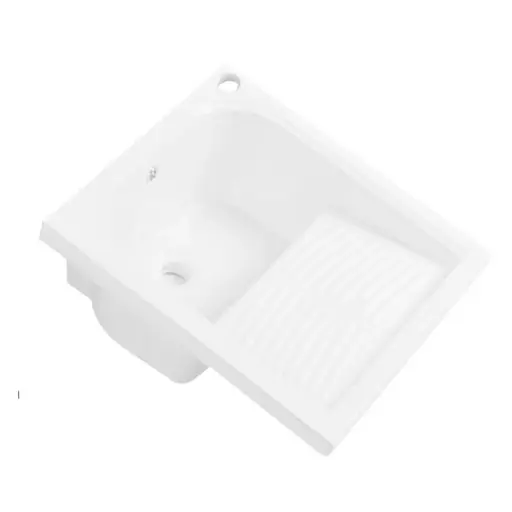 [BAT-UNI-BAT-20] BATEA DE CERAMICA SUSPENDIDA DE 46 CM X 54 CM X 26 CM BLANCO REF. BAT-20 MARCA UNIQUE