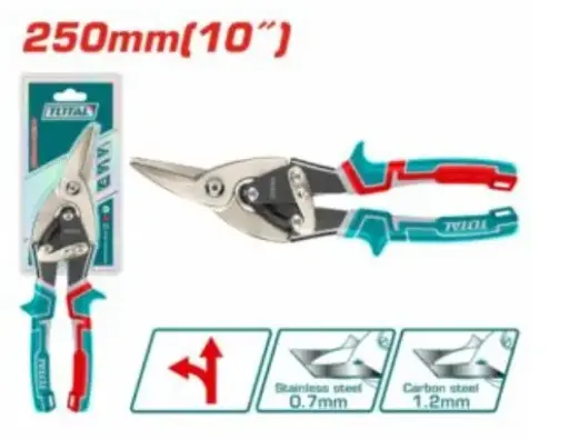 [TIJ-TOT-THT521106] TIJERA AVIACION CORTE IZQUIERDA 10" REF. THT521106 / 179866 MARCA TOTAL TOOLS
