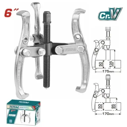[EXT-TOT-THTGP366] EXTRACTOR PARA POLEA 3P 6" PARA 6 TON MOD. THTGP366  REF. 179972 MARCA TOTAL TOOLS