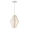 [LAM-PIE-00108274] LAMPARA COLGANTE AMAIA 60 W E27 47 X 35 X 35 CM COLOR BEIGE REF. 00108274 MARCA PIERROT