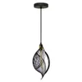 [LAM-PIE-00110208] LAMPARA COLGANTE CHRYSALIS 60 W E27 40 X 19 X 13 CM COLOR NEGRO REF. 00110208 MARCA PIERROT  