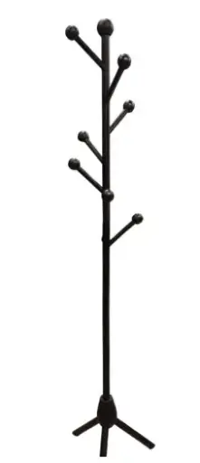 [PER-PIE-00308014] PERCHERO ROMA DE MADERA 181 X 42 X 36 CM NEGRO REF. 00308014 MARCA PIERROT