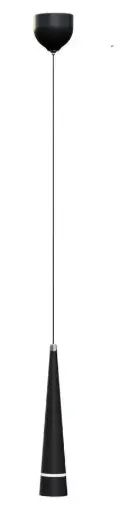 [LAM-LIP-LPDL-WG10A-YB] LAMPARA COLGANTE DECORATIVA 10W 4000K 900LM NEGRA REF. LPDL-WG10A-YB MARCA LIPER