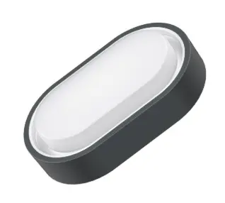 [VAP-LIP-LP-DL20MF01-TB] VAPOLETA LED OVALADA 20 W IP65 6500 K 100 - 285 V BORDE NEGRO REF. LP-DL20MF01-TB MARCA LIPER