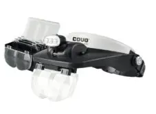 [LUP-COV-CV-OM-1] LUPA OPTOVISOR DE AUMENTO C/ LUZ LED (4 LENT. DE AUMENT. + 3 BAT AAA) REF. CV-OM-1 / 9564 MARCA COVO