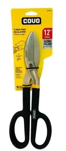 [TIJ-COV-CV-STS-12] TIJERA LATONERO / HOJALATERO 12" REF. CV-STS-12 / 11748 MARCA COVO