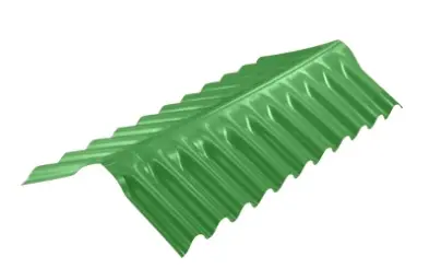 [CUM-ETE-1324213] CABALLETE / CUMBRERA 45 CM X 45 CM X 0.76 MTS LINEAL COLOR VERDE TECHOLIT REF. 1324213 MARCA ETERNIT 