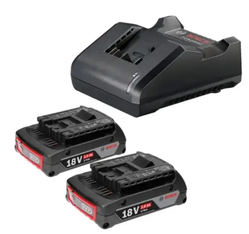 [KIT-BOS-880110] KIT CARGADOR GAL 18V-20 + 2 BATERIA DE LITIO GBA 18 V 2.0 AH REF. 880110 / 244144 MARCA BOSCH