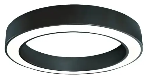 [LAM-LUC-S-URANO-T1-N] LAMPARA DE TECHO 42 W 600X80MM 3CCT 110-260V MOD. URANO COLOR NEGRO REF. S-URANO-T1-N MARCA LUCERNA